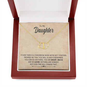 Luxe Daughter - 10k Solid Gold & Diamond Hearts