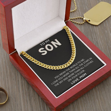 Son - World To Me - Cuban Link Chain